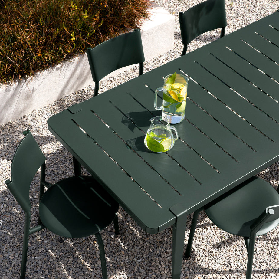 MIDI outdoor dining table 160 x 80cm - forest green - on hand