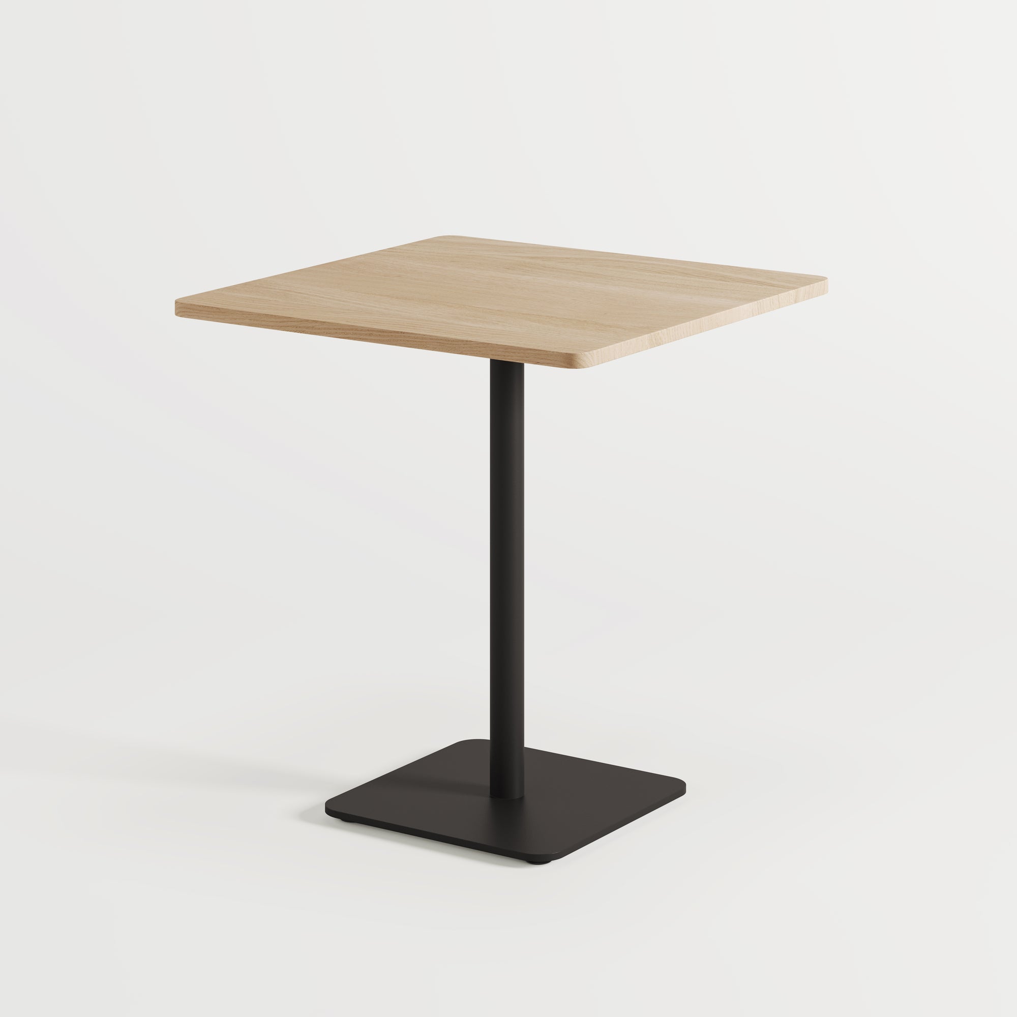 MOKA square bistro table - solid oak 