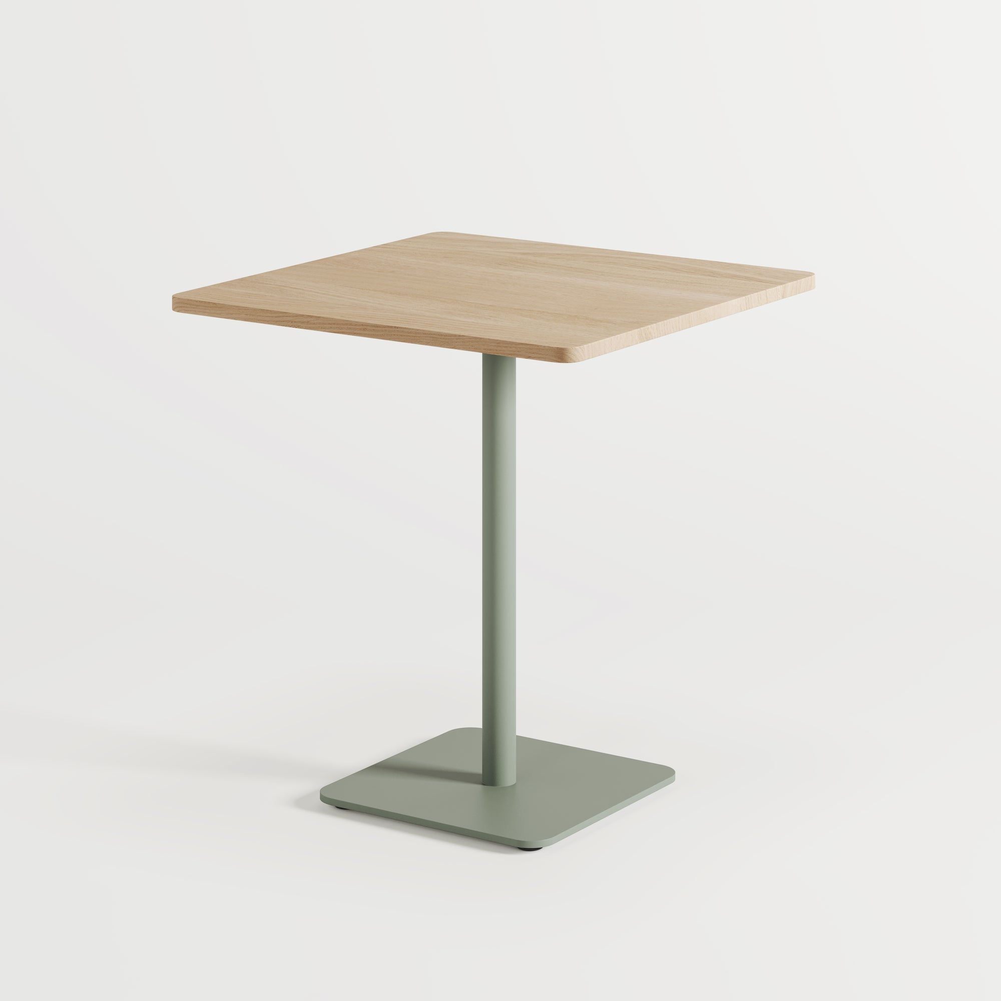 MOKA square bistro table - solid oak 