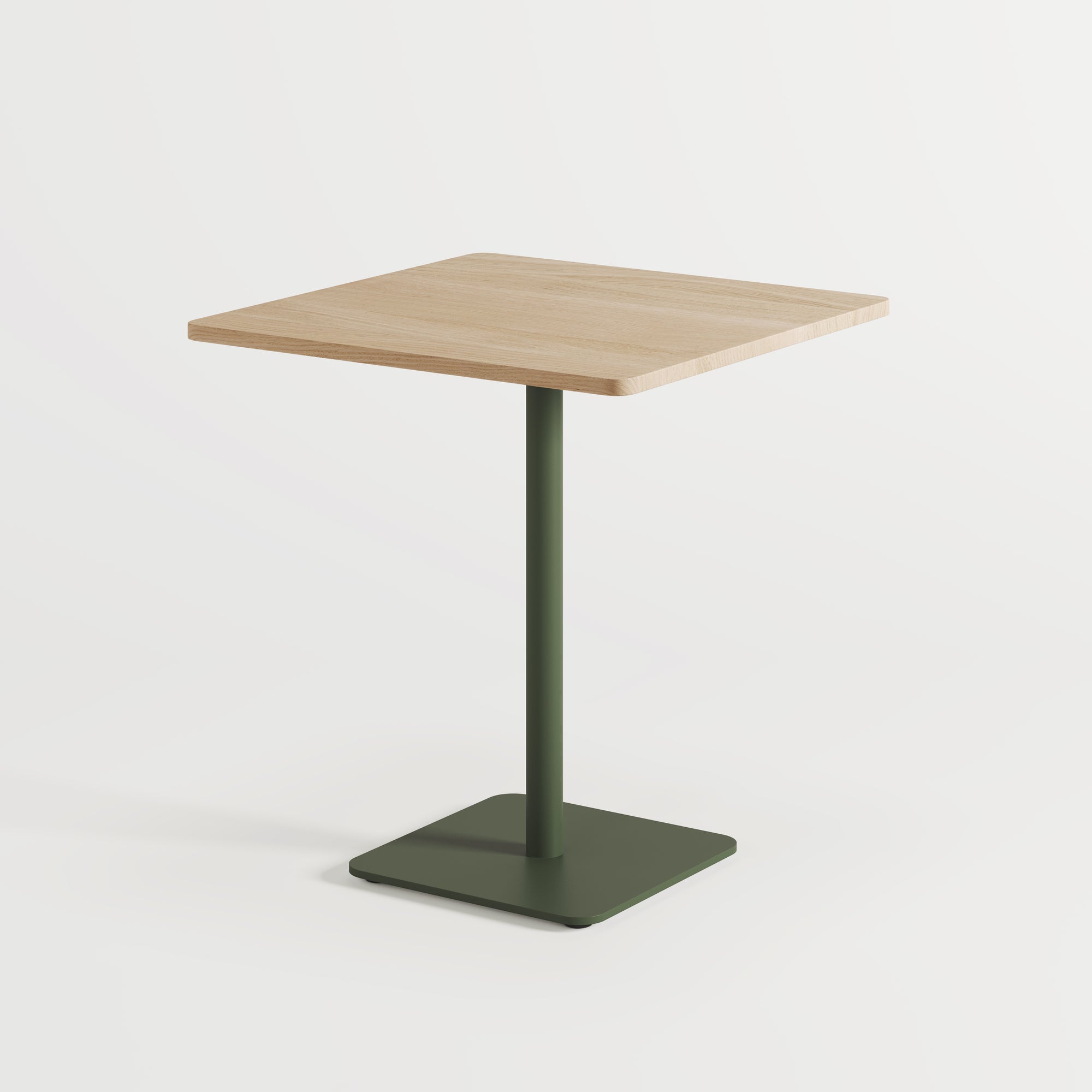 MOKA square bistro table - solid oak 