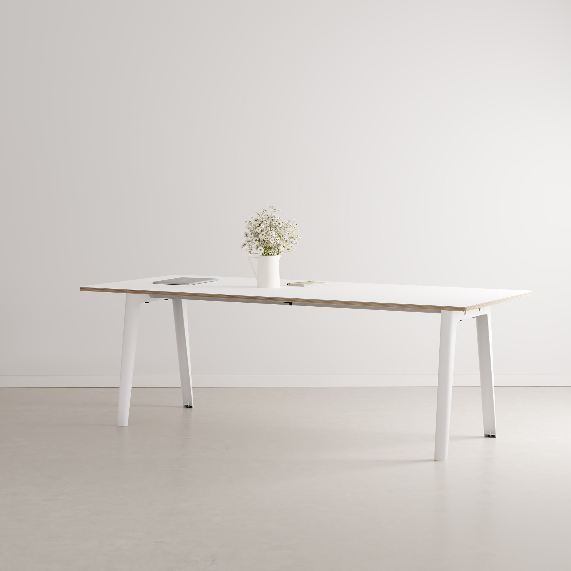 Table de réunion NEW MODERN - multiplis blanc