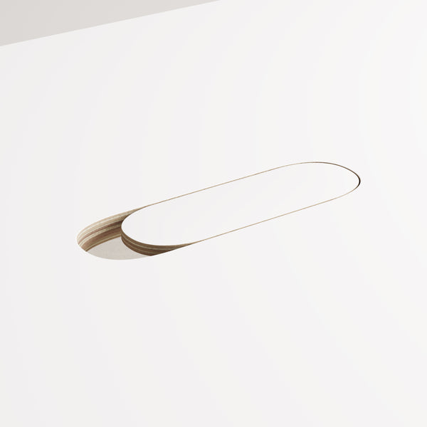 NEW MODERN meeting table - white plywood