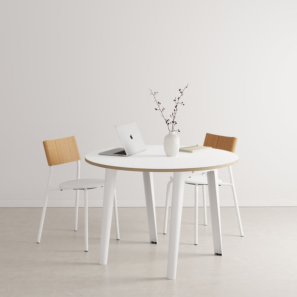 Table de réunion ronde NEW MODERN – Multiplis - Ø 110cm