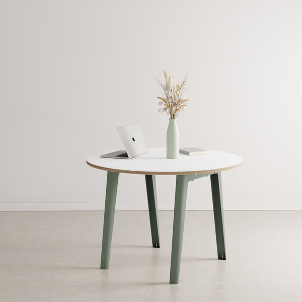 Table de réunion ronde NEW MODERN – Multiplis - Ø 110cm