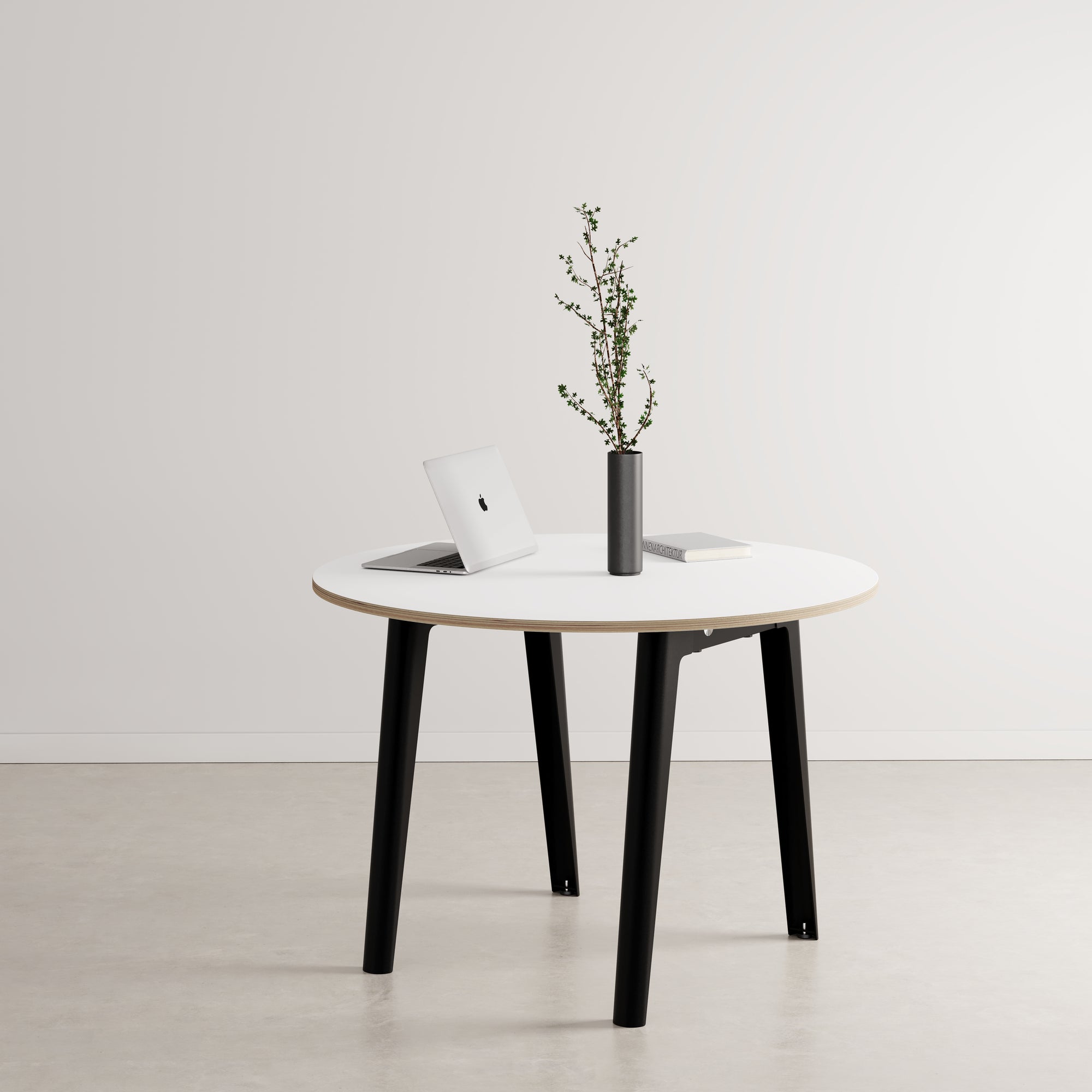 Table de réunion ronde NEW MODERN – Multiplis - Ø 110cm