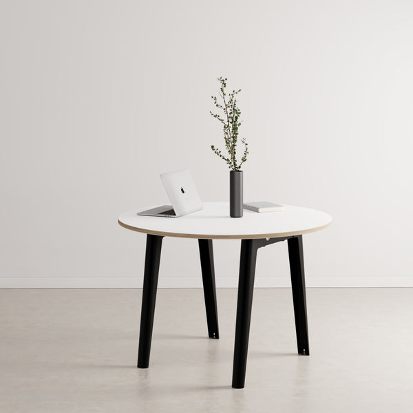 Table de réunion ronde NEW MODERN – Multiplis - Ø 110cm