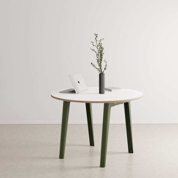 Table de réunion ronde NEW MODERN – Multiplis - Ø 110cm
