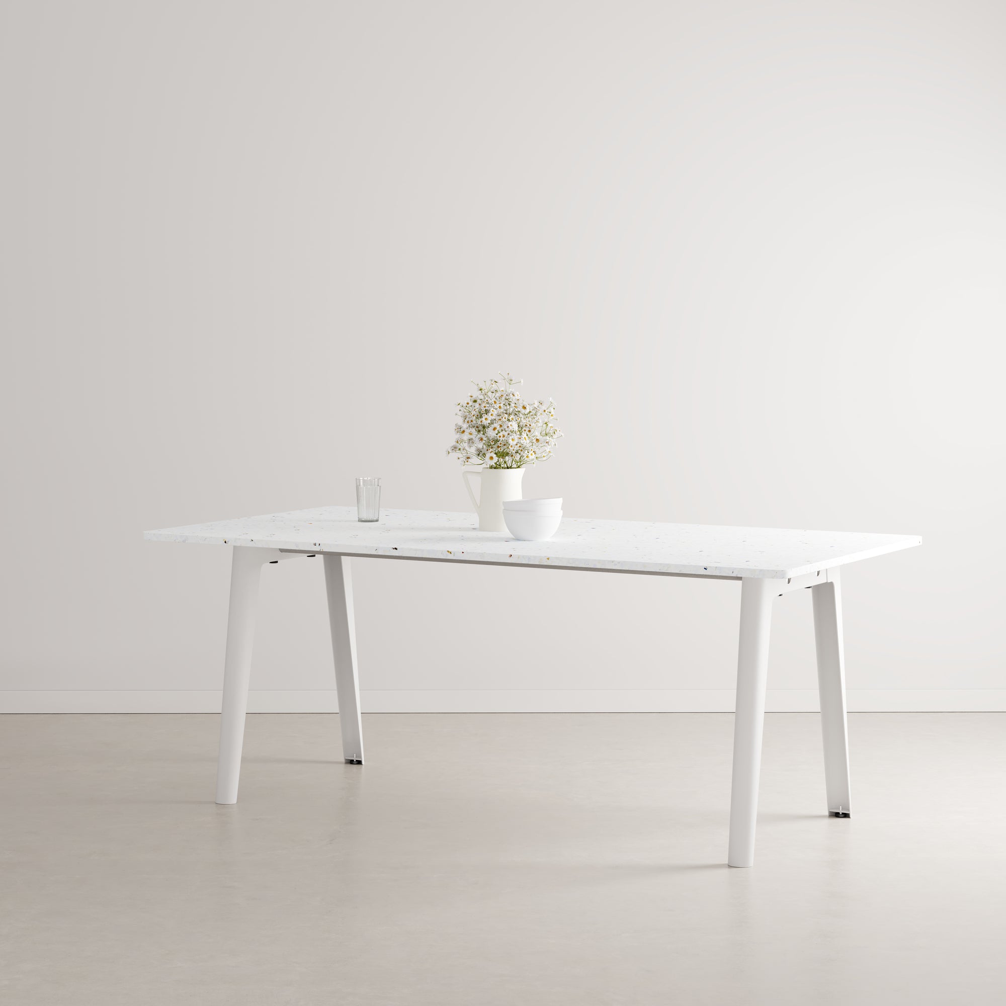 Table à manger NEW MODERN – plastique recyclé - 190x95cm