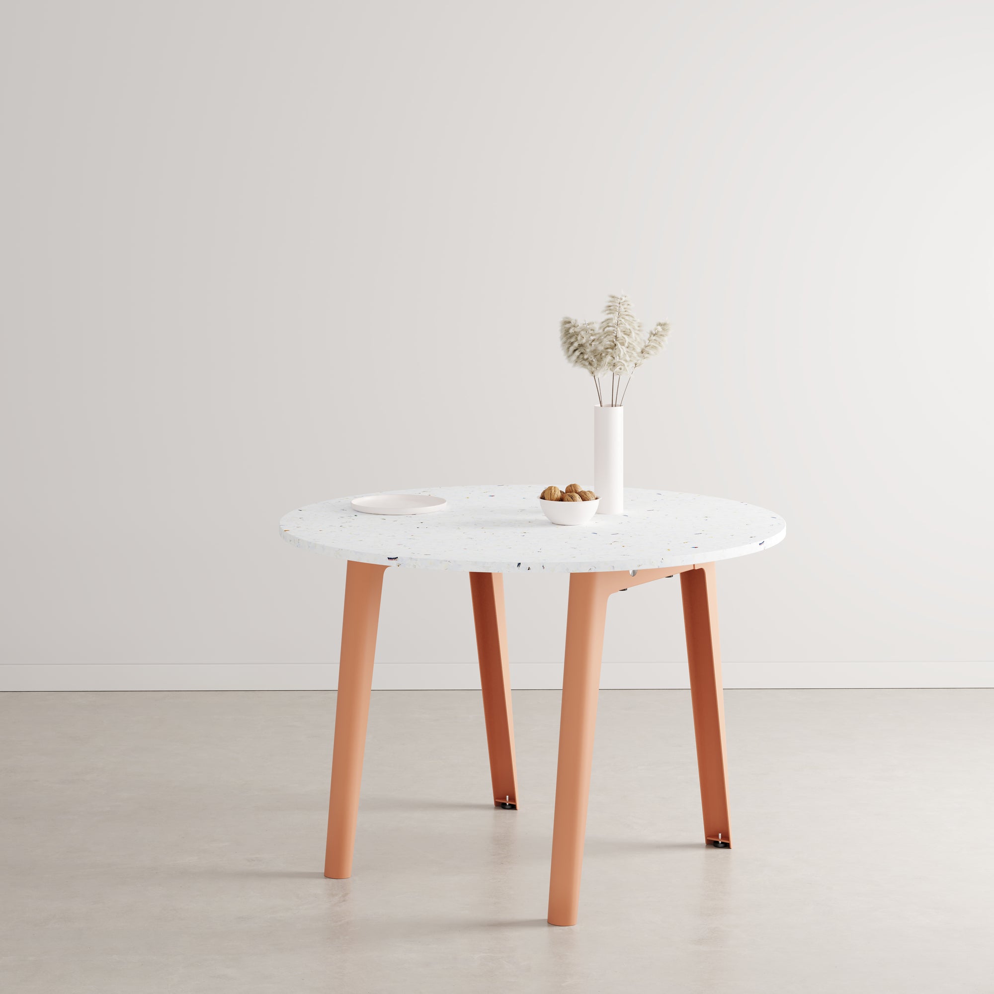 Table ronde NEW MODERN – plastique recyclé - Ø 108cm