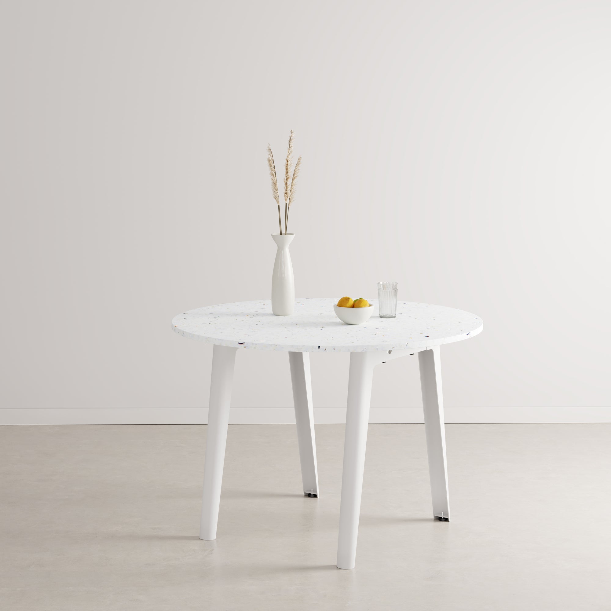 Table ronde NEW MODERN – plastique recyclé - Ø 108cm