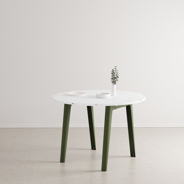 Table ronde NEW MODERN – plastique recyclé - Ø 108cm