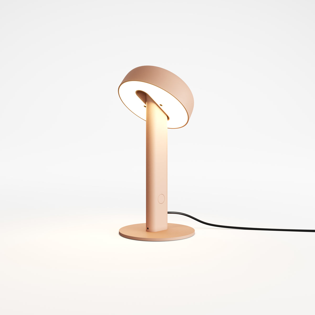 Lampe NOD à poser - rose cendré