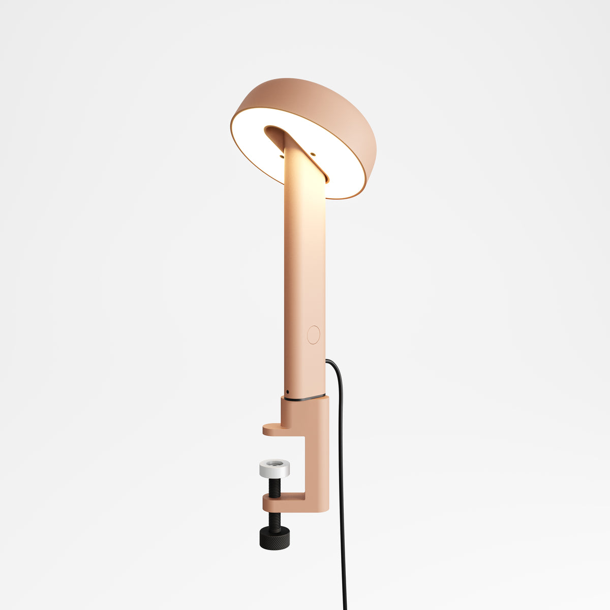 Lampe NOD à pincer - rose cendré