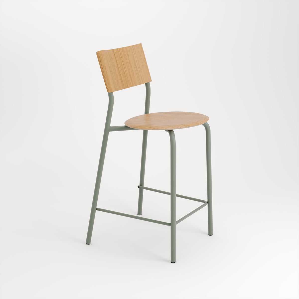 SSD Chair – Counter or Bar Height – Eco-Certified Oak