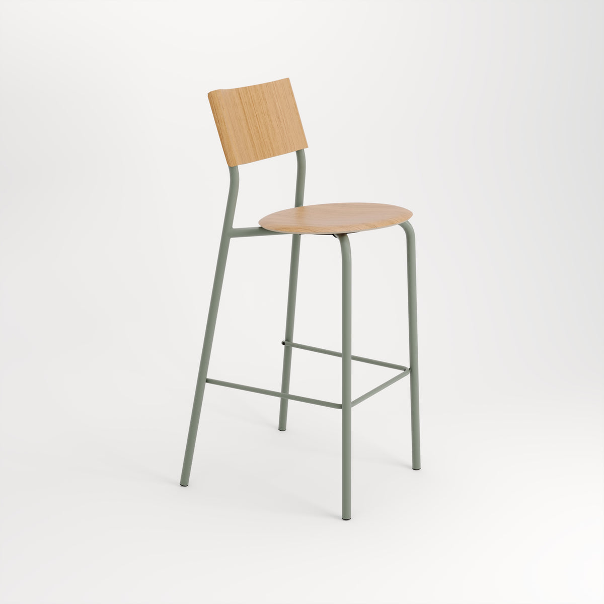 SSD Chair – Counter or Bar Height – Eco-Certified Oak