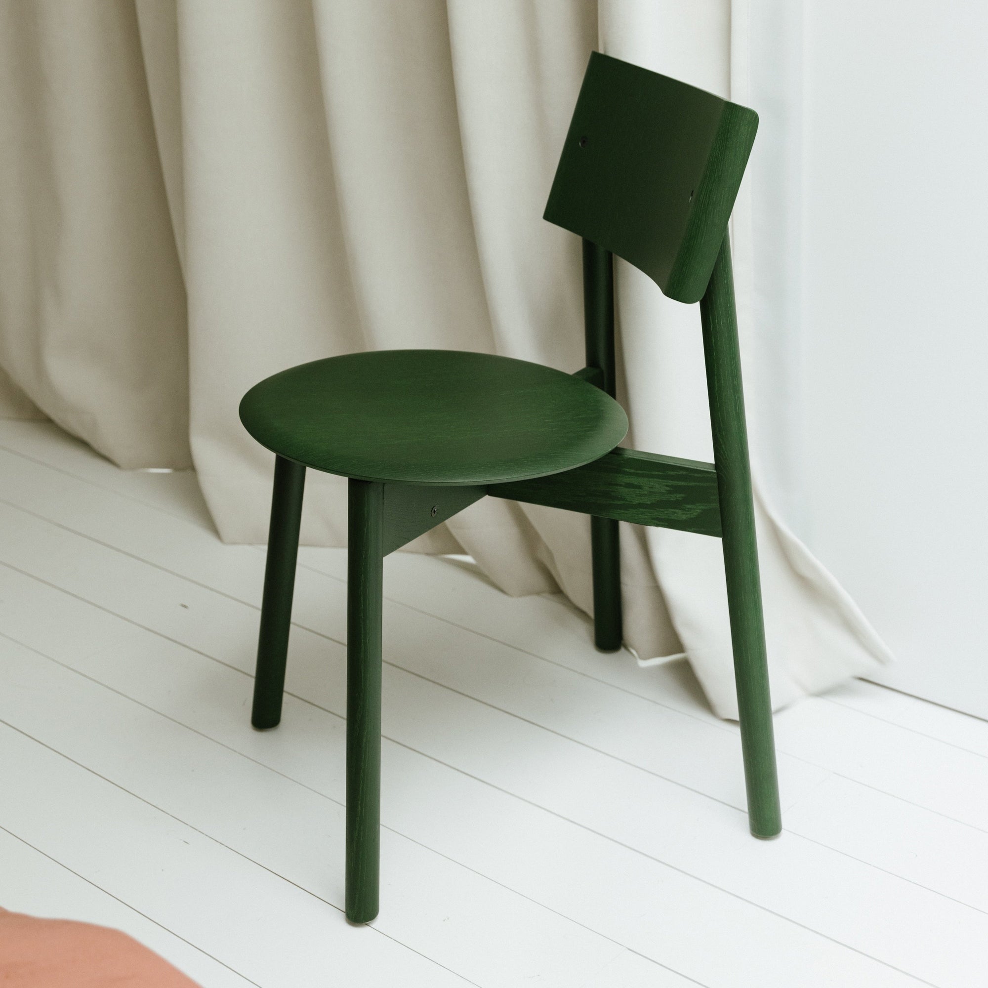 Chaise SSD full wood - bois éco-certifié - vert sapin