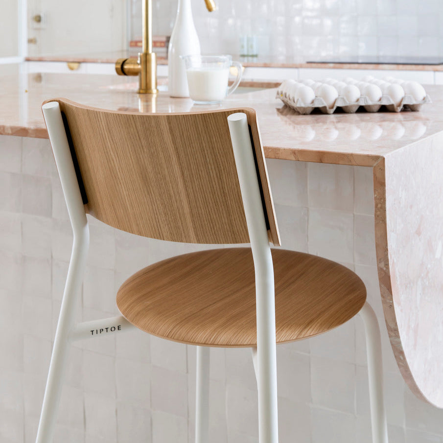 SSD Chair – Counter or Bar Height – Eco-Certified Oak