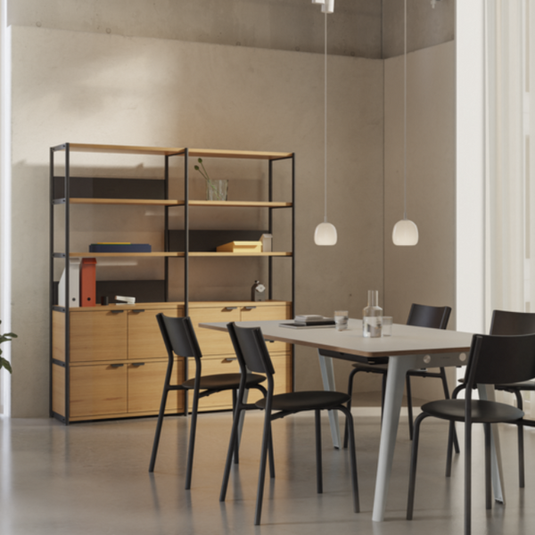 Etagère UNIT - H180 à 215 x L164cm - bois éco-certifié