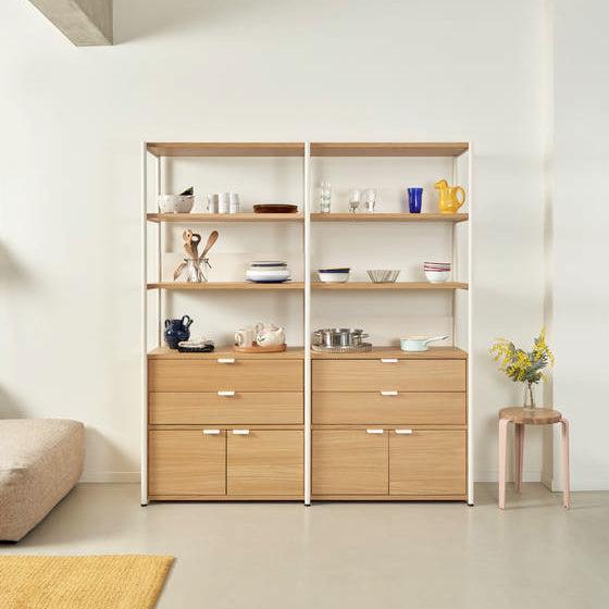 Etagère UNIT - H180 à 215 x L164cm - bois éco-certifié
