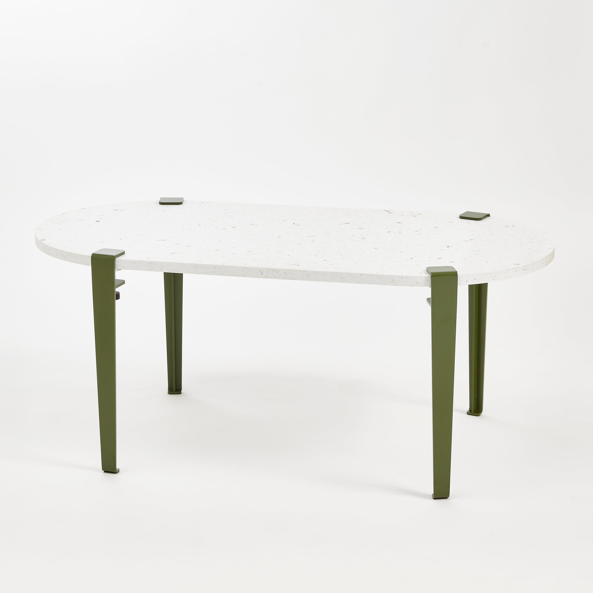 Table basse oblongue - plastique recyclé