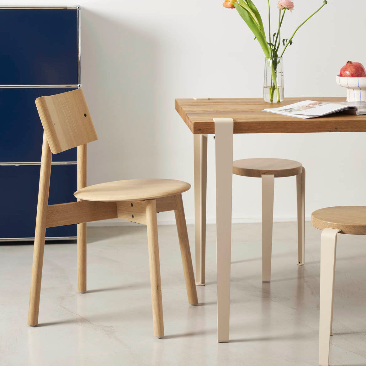 TIPTOE x HEJU - Table à manger - bois ancien recyclé