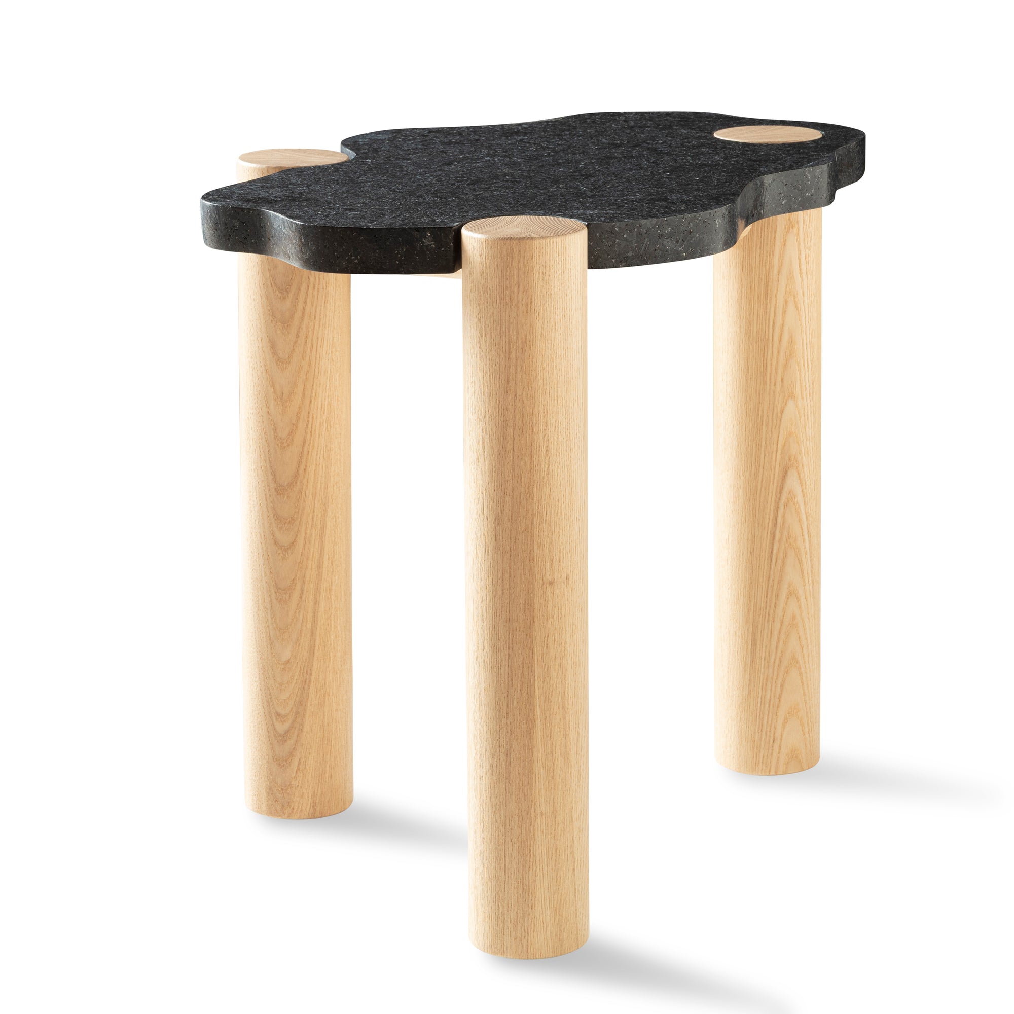 Topo side table in stone