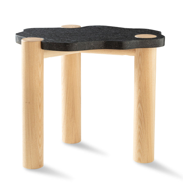 Topo side table in stone