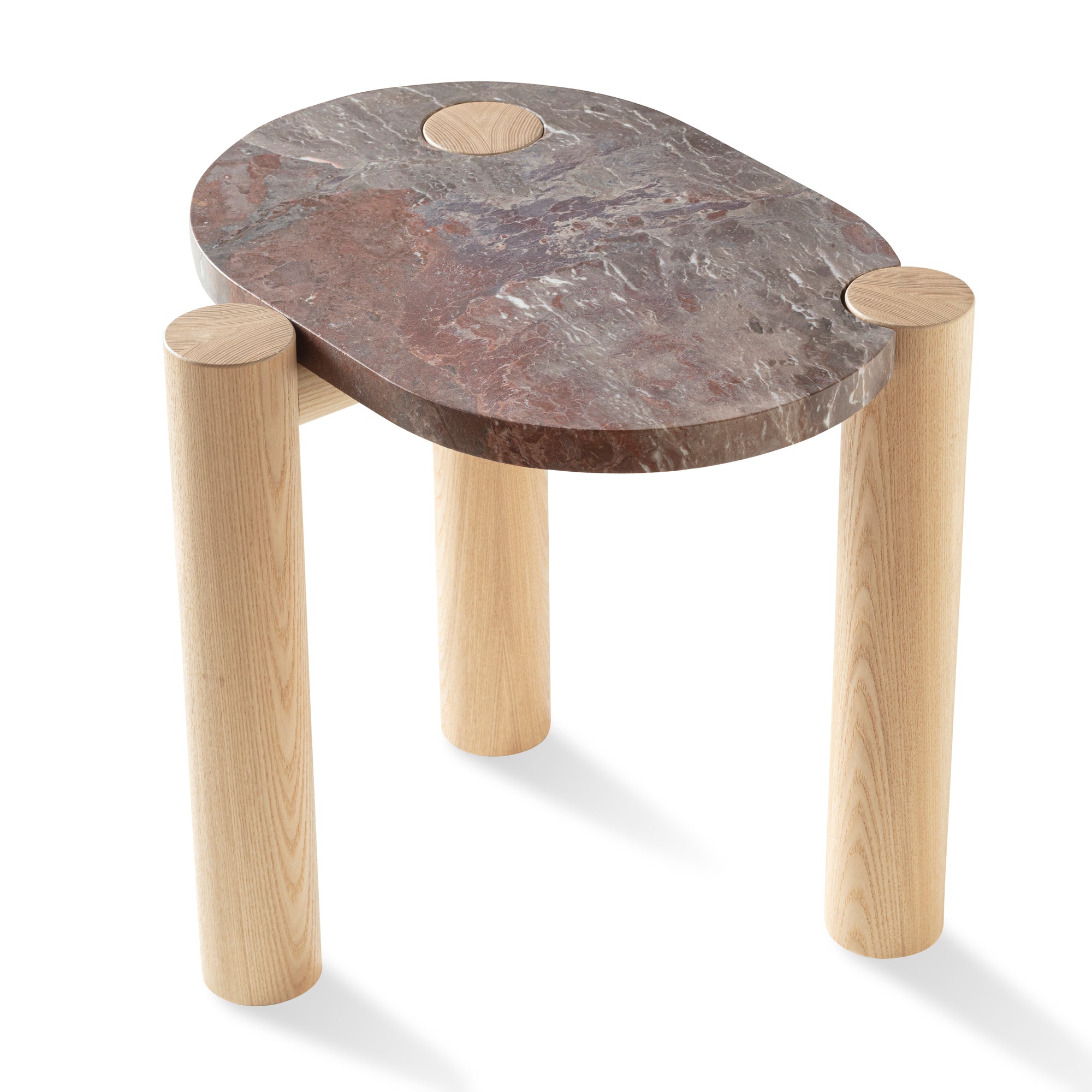 Table d'appoint en granit GÉO oblongue