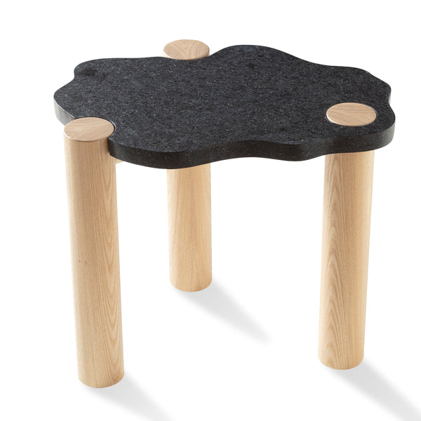Topo side table in stone