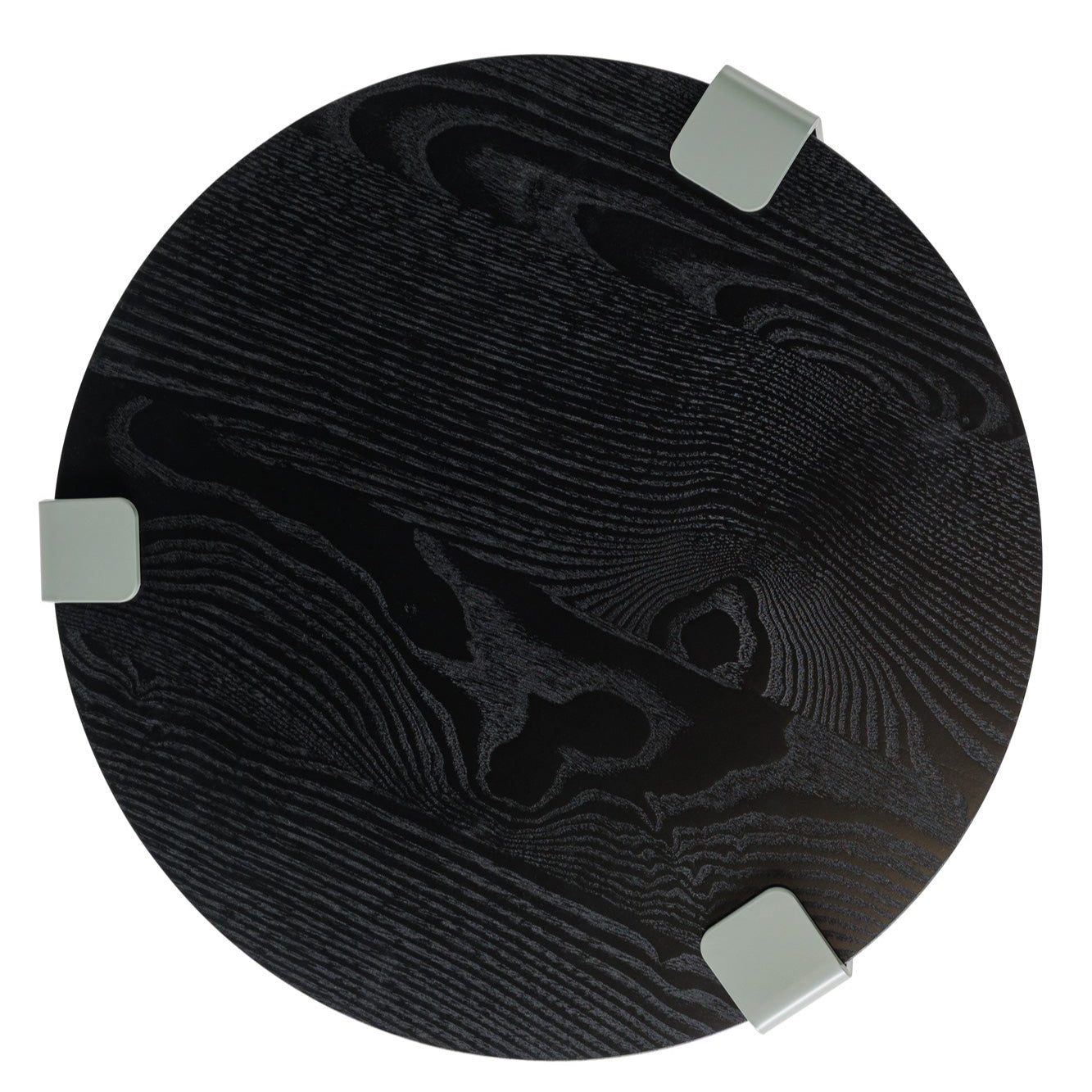 Round coffee table – recycled solid ash wood