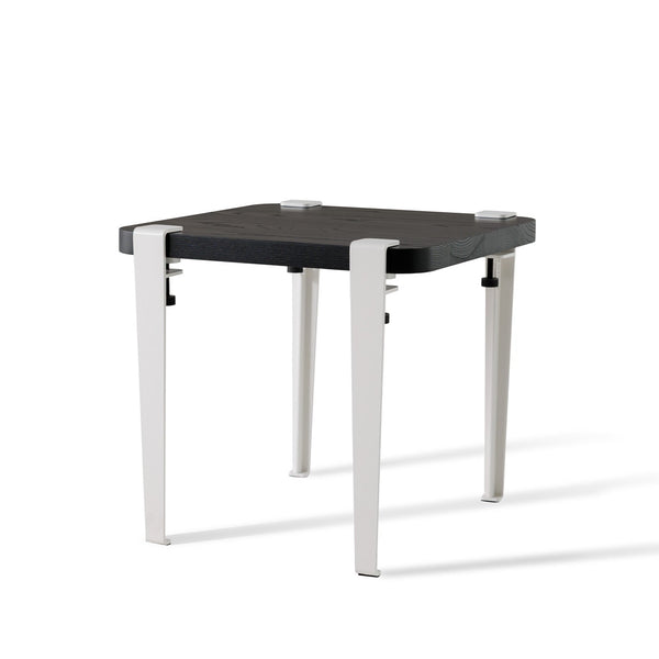 Square coffee table – recycled solid ash wood