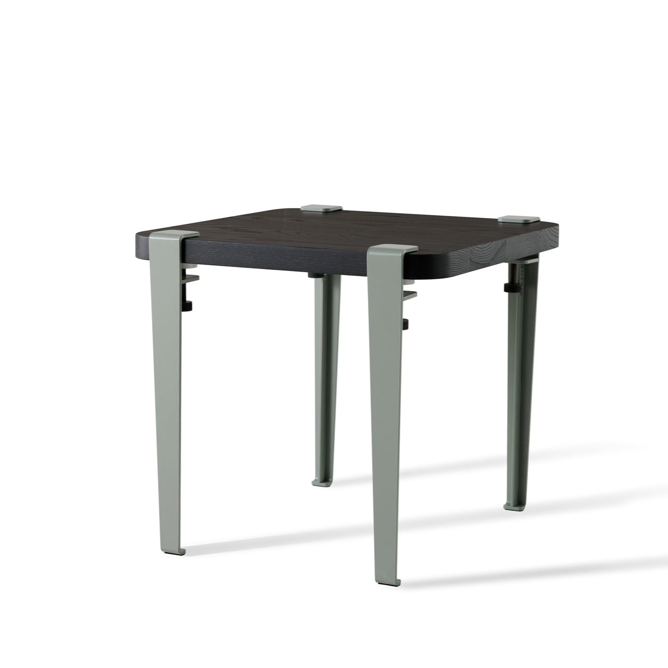 Square coffee table – recycled solid ash wood