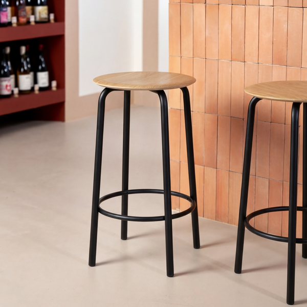 Tabouret de bar SSD - bois éco-certifié