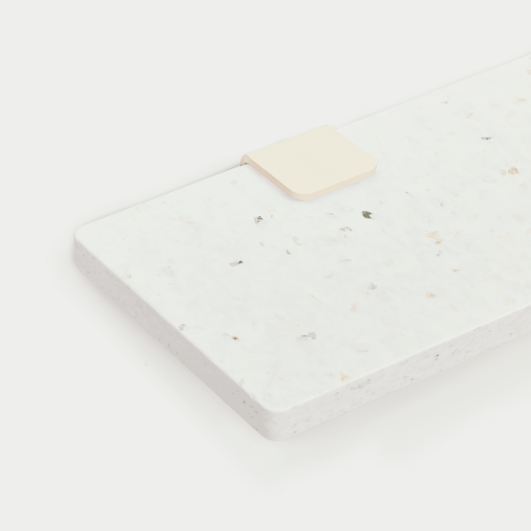 Set of 3 BRACKET wall shelves - VENEZIA recycled plastic - 90cm 