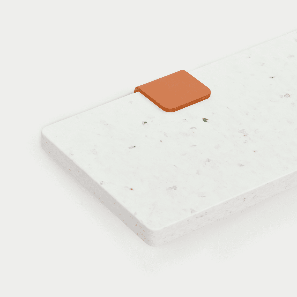 Set of 3 BRACKET wall shelves - VENEZIA recycled plastic - 90cm 