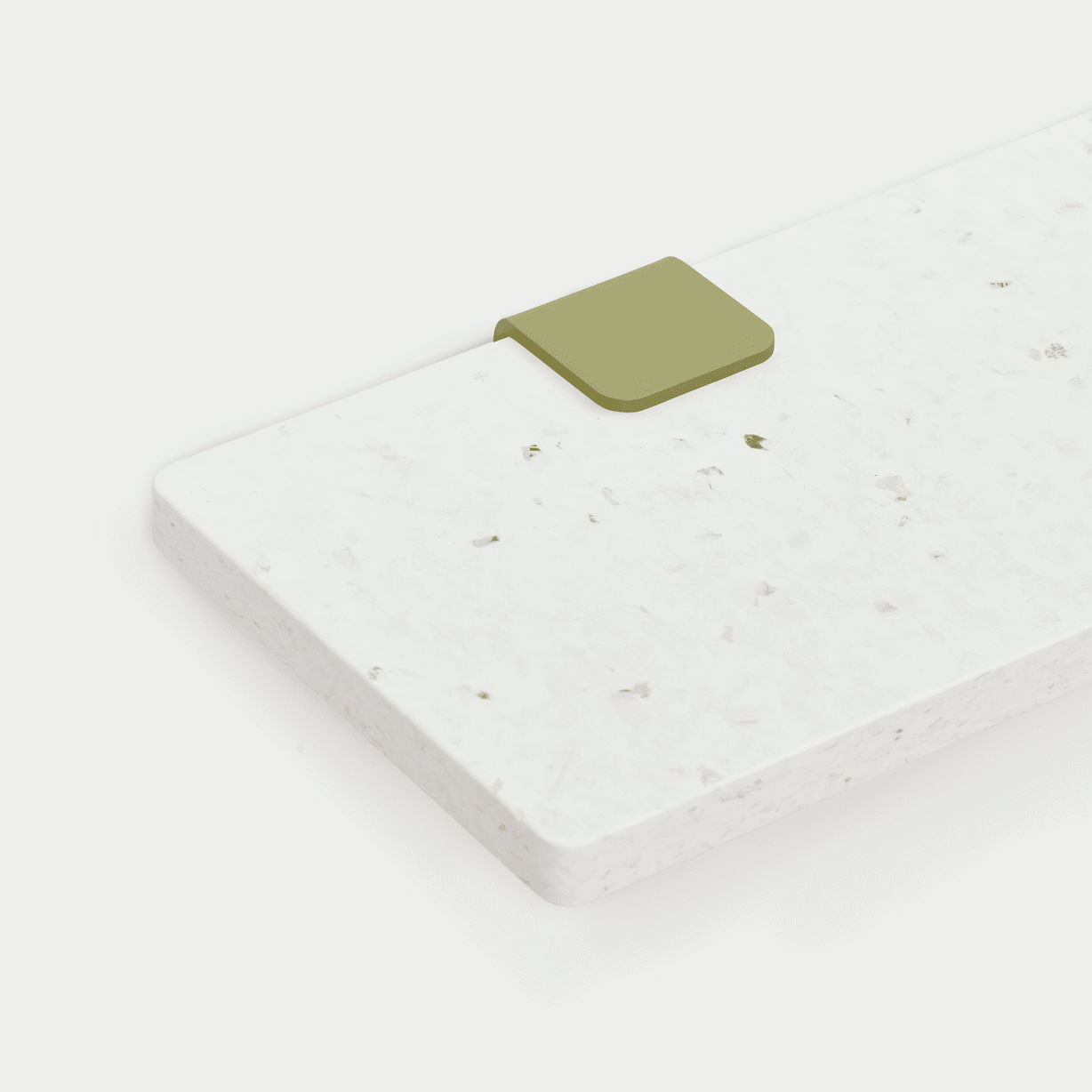 Set of 3 BRACKET wall shelves - VENEZIA recycled plastic - 90cm 