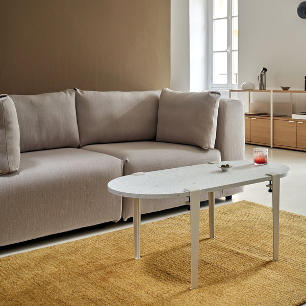 TIPTOE oblong coffee table - recycled plastic 
