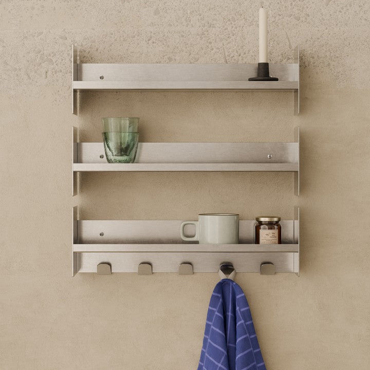PLI Slim coat rack shelf – 30 to 60 cm - CORE edition