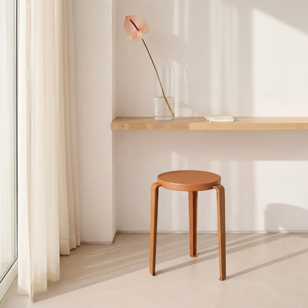 Tabouret LOU édition CHROMA- bois éco-certifié - 45cm