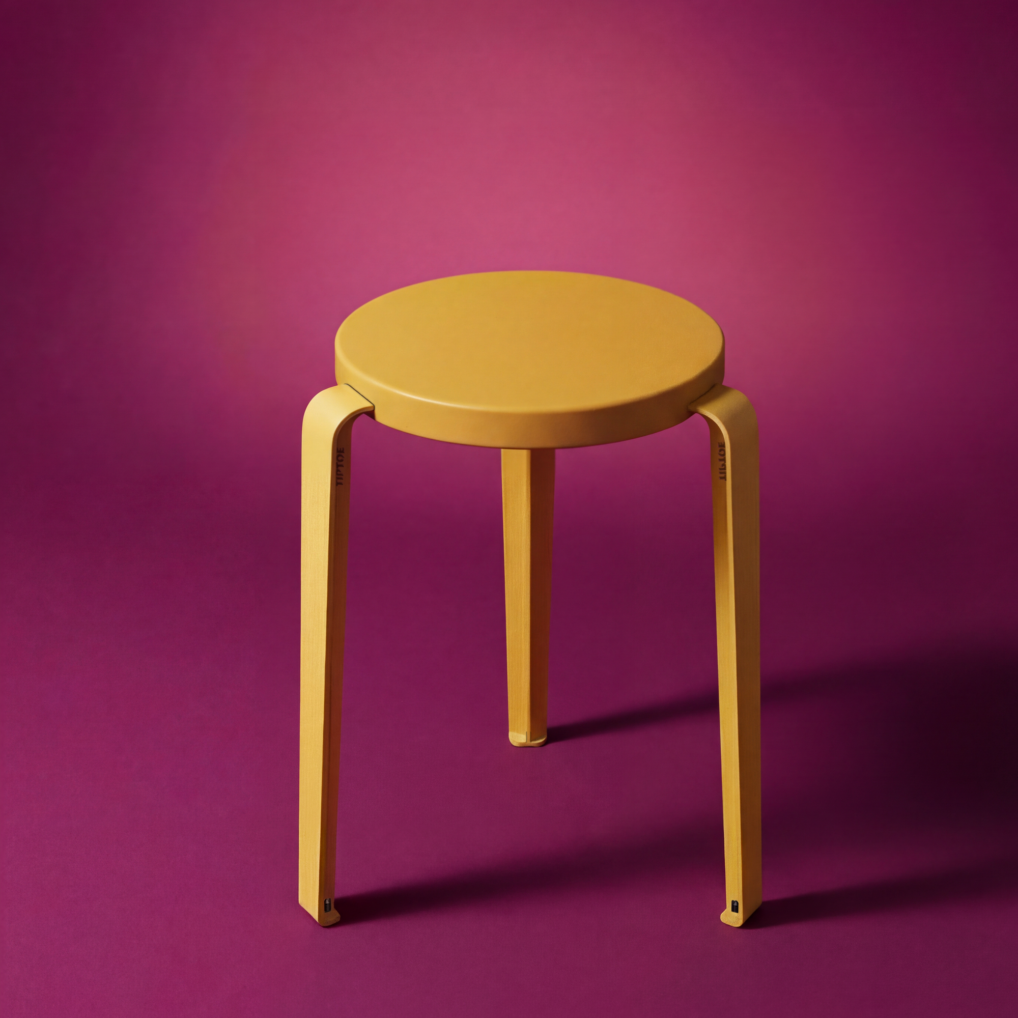 Tabouret LOU édition CHROMA- bois éco-certifié - 45cm