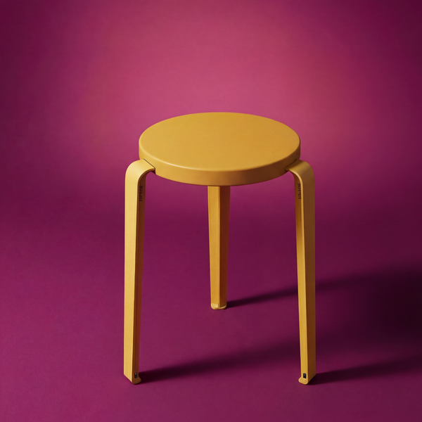 Tabouret LOU édition CHROMA- bois éco-certifié - 45cm