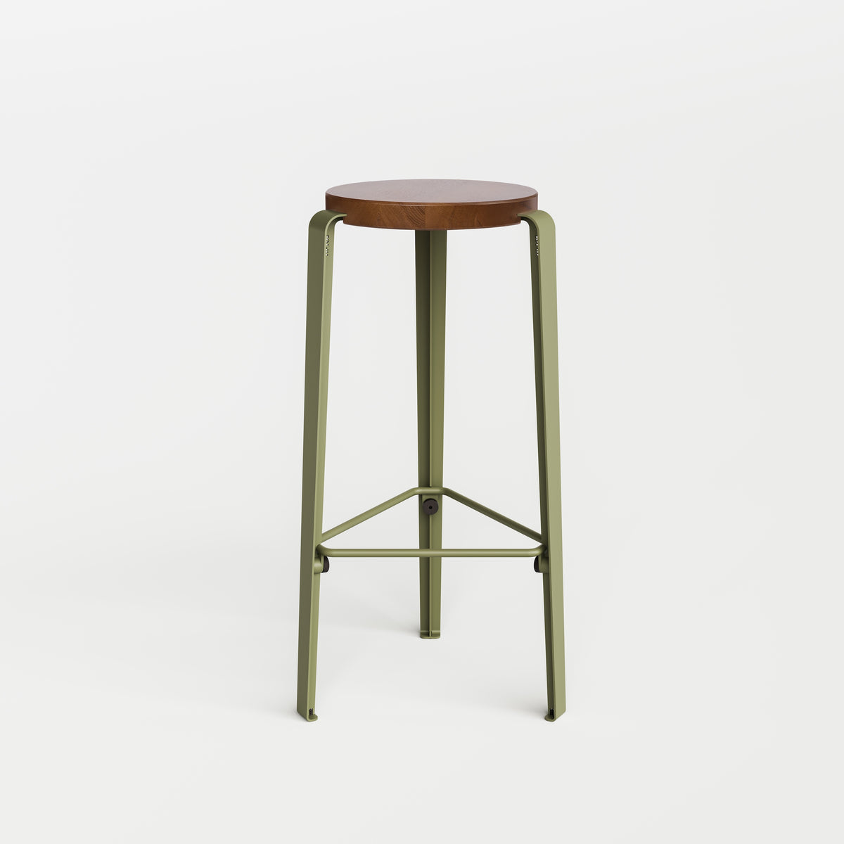 Tabouret de bar LOU - chêne massif