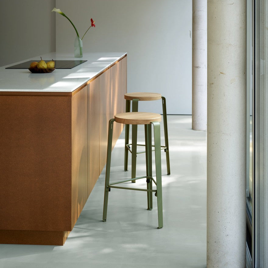 Tabouret de bar LOU - chêne massif