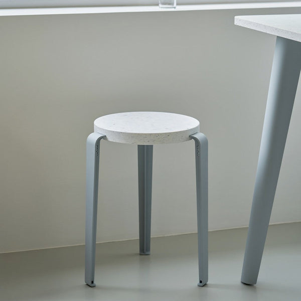 Tabouret LOU - plastique recyclé - 45cm