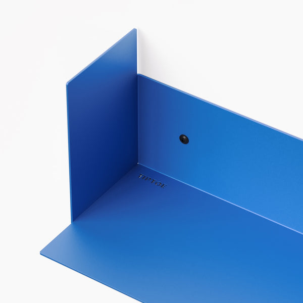 Étagère murale PLI en acier - bleu azur