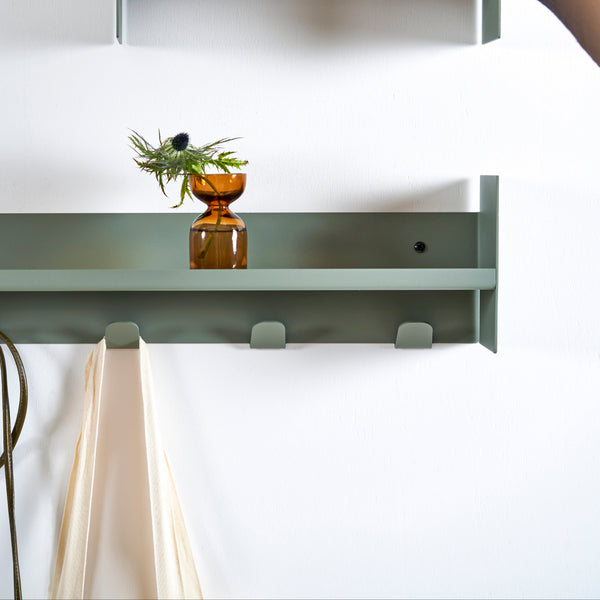 PLI Slim steel wall-mounted coat rack - 30cm - 45cm - 60cm