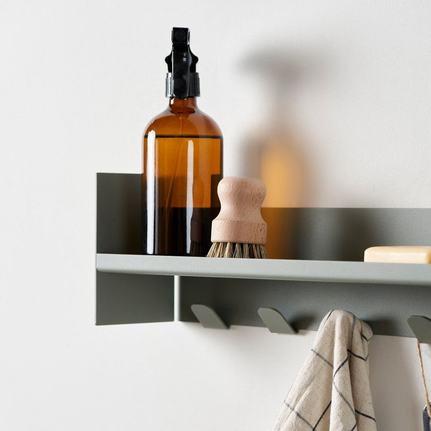 PLI Slim steel wall-mounted coat rack - 30cm - 45cm - 60cm