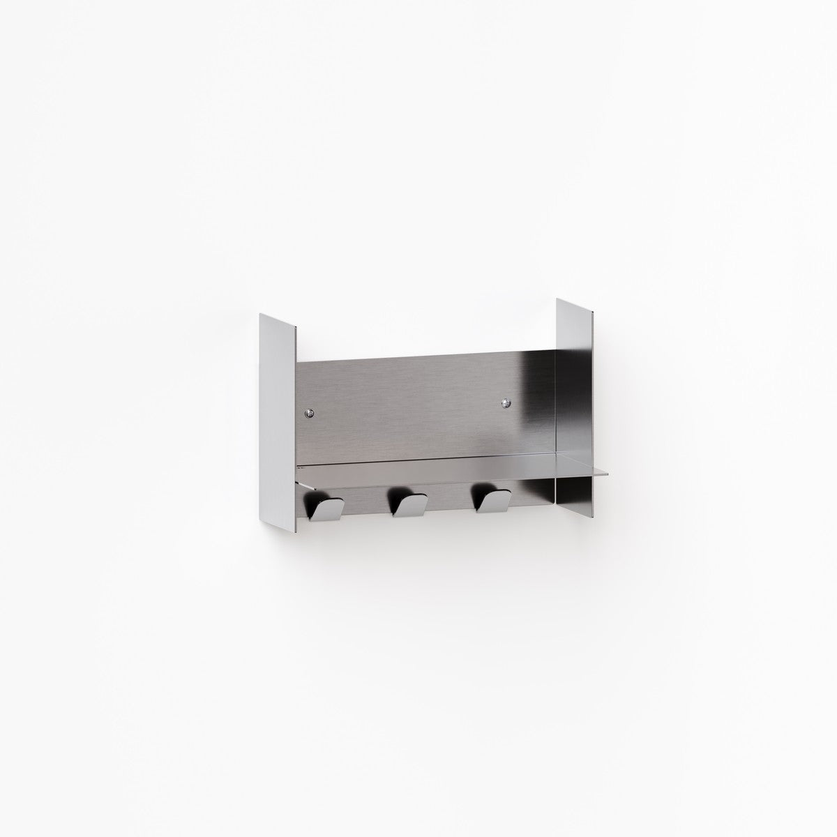PLI steel wall shelf with coat rack – 30 to 60 cm - CORE Edition