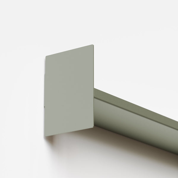 PLI Slim steel wall-mounted shelf - 30 to 60cm