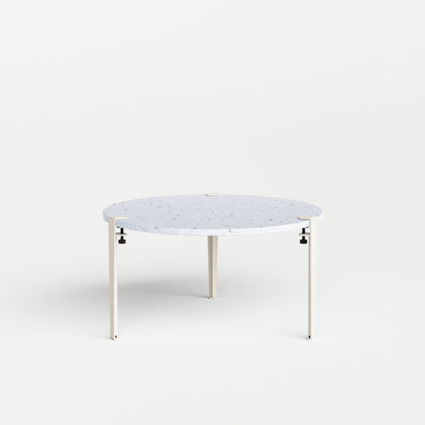 Table basse ronde TIPTOE - plastique recyclé
